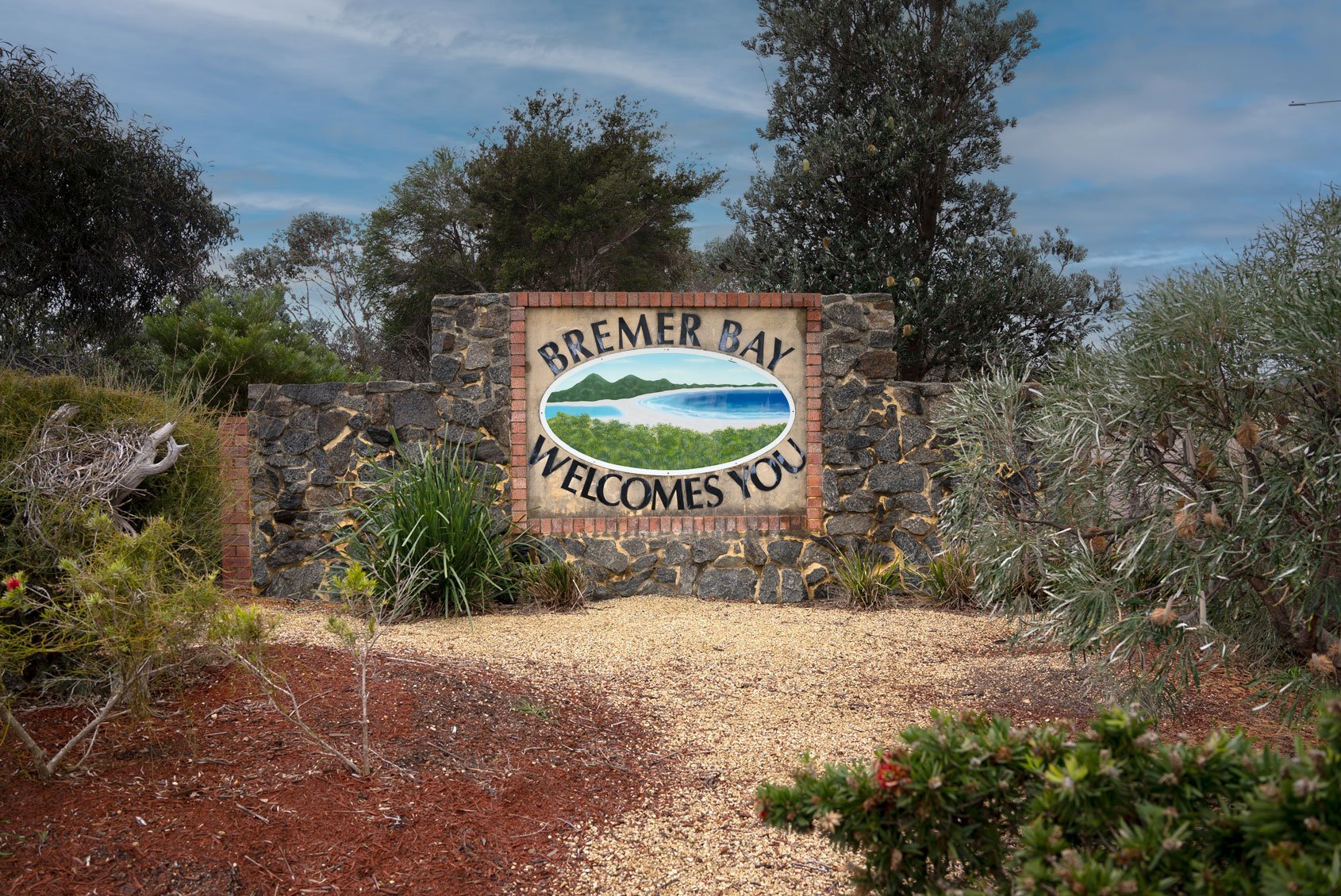Bremer Bay welcome sign