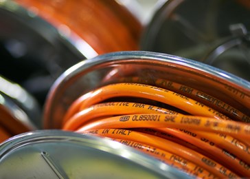 Spools of electrical cables