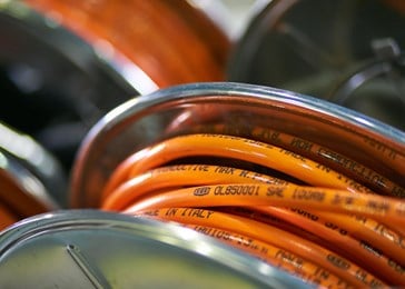 Spools of electrical cables