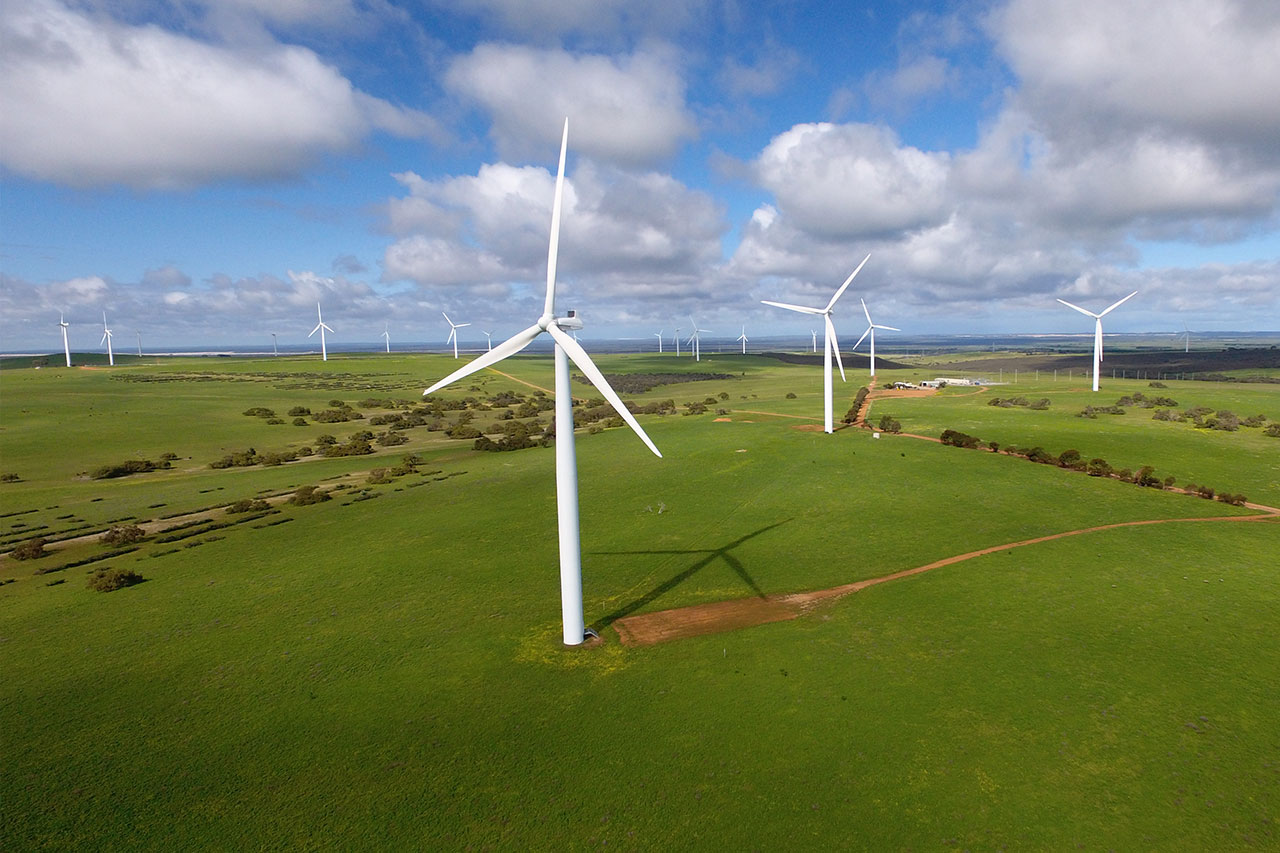 renewable wind farm perth western australia